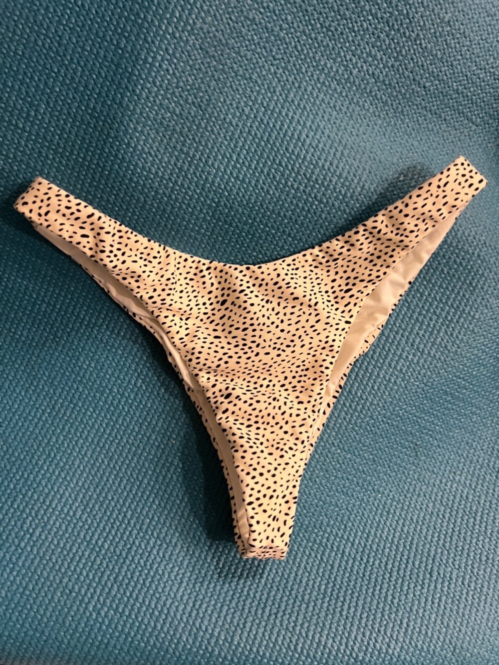 NWOT Vix Paula Hermanny Margot Dot Brazilian Bikini Bottoms Small